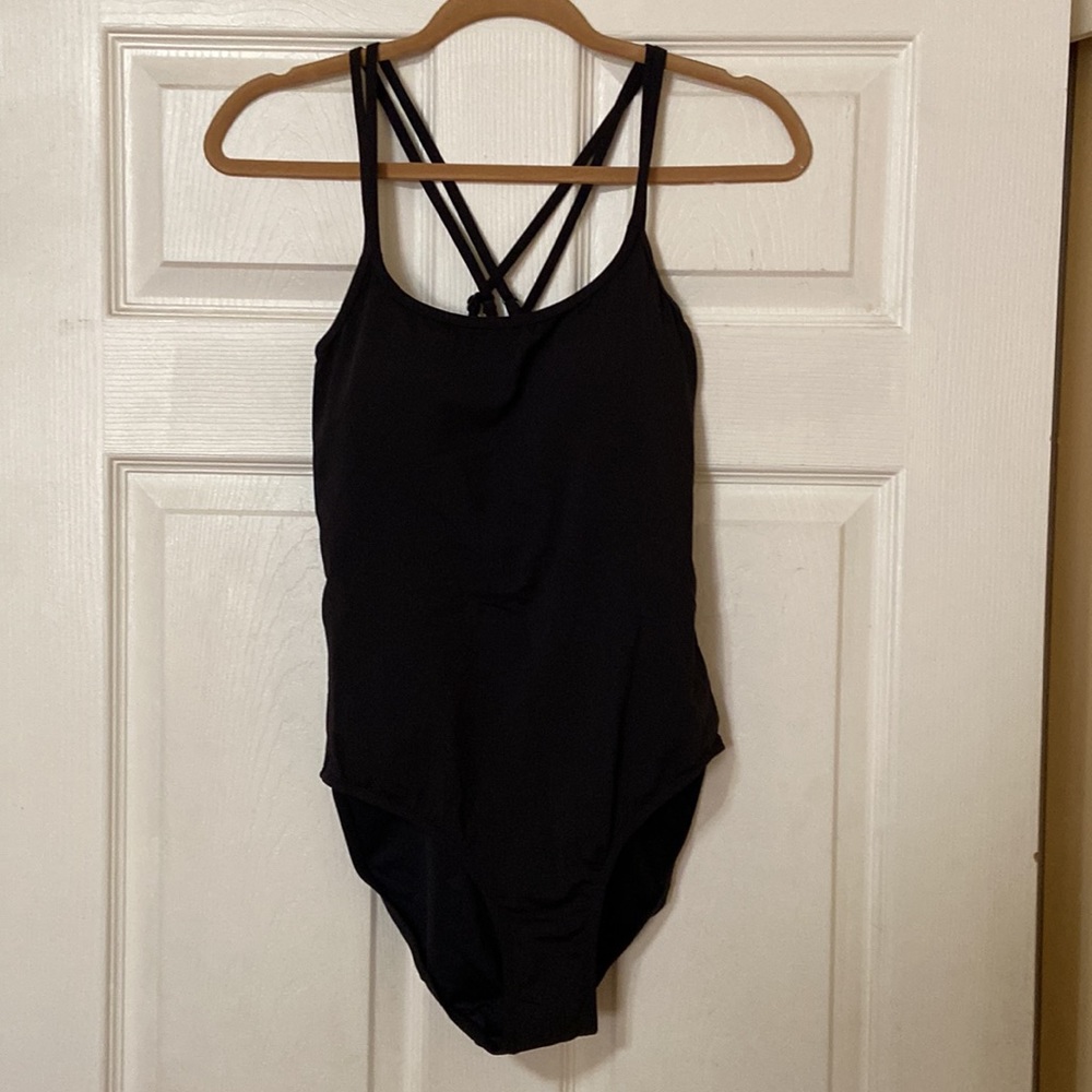 Double Straps One Piece Swimsuit